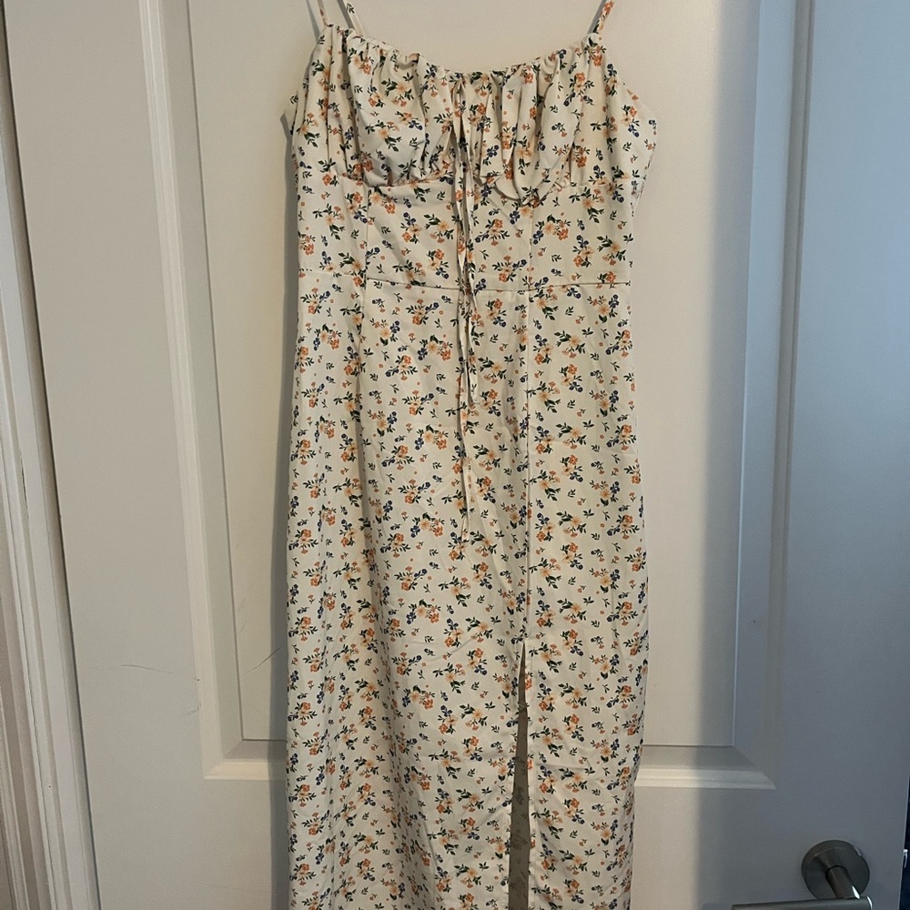 Floral Spaghetti Strap Dress